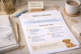 Krótki tekst do czytania ze zrozumieniem: Reksio w schronisku