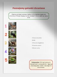 Karty pracy / ćwiczenia. Co to jest smog? Jak segregować śmieci? Poznajemy gatunki chronione. Jak oszczędzać wodę?