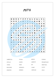 Wykreślanka „Mity” – zabawa i nauka w jednym!