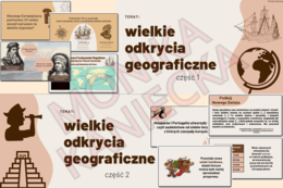 Wielkie odkrycia geograficzne - prezentacja historia klasa 6