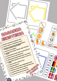 Zagadka Einsteina - wersja graficzna (łamigłówka logiczna)