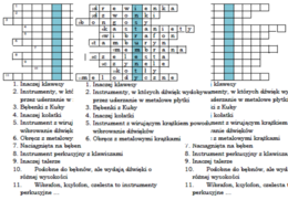 Logogryf - instrumenty perkusyjne - podsumowanie lekcji muzyki