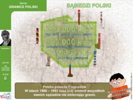 Granice Polski - prezentacja na lekcję (klasa 7)