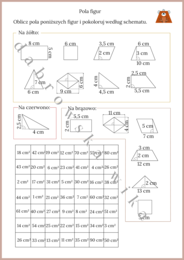 Pola figur - kodowanka
