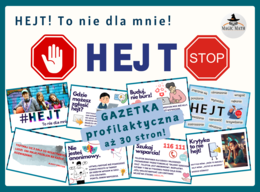 "HEJT! To nie dla mnie!" Gazetka szkolna do druku - 30 stron!