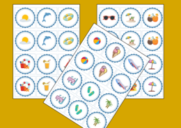 WAKACJE – lato – memory – 36 szt. – wersja 1