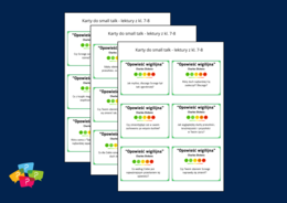"OPOWIEŚĆ WIGILIJNA" – Karty do SMALL TALK – lektury – gra