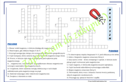 KRZYŻÓWKA - magnetyzm.