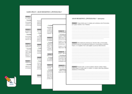 "ŚWITEZIANKA" - kreatywne zadania po omówieniu lektury - KARTA PRACY - 14 zadań + ODPOWIEDZI