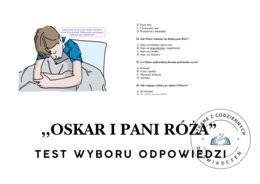 TEST WYBORU ODPOWIEDZI – „Oskar i pani Róża” (Éric-Emmanuel Schmitt)