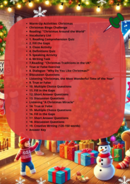 Angielski_Pakiet 10 Lekcji na 10 różnych tematów. Back to School_Halloween_Procrastinators - The Leaders of Tomorrow_National Education Day in Poland_Vegetarianism _European Day of Languages _The Cosy Side of Autumn_Thanksgiving Day Christmas Winter