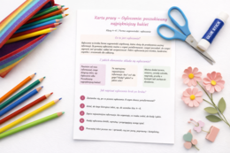 Ogłoszenie: poszukiwany najpiękniejszy bukiet [Karta pracy]