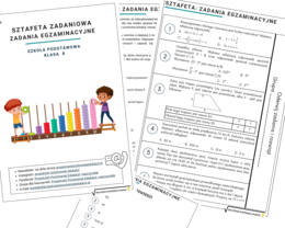 Sztafeta zadaniowa z zadań egzaminacyjnych (klasa 8)