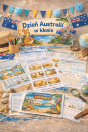Australia – karty pracy i materiały edukacyjne dla dzieci