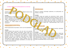 Sposób na opowiadanie - poradnik, ćwiczenia, karty pracy