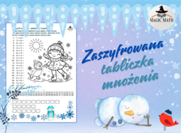 ZASZYFROWANA TABLICZKA MNOŻENIA - Bezpieczne ferie zimowe