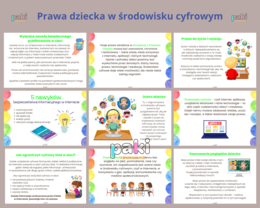 Dzień Bezpiecznego Internetu //Prawa dziecka w środowisku cyfrowym, bezpieczeństwo w internecie - zgodne z polityką oświatową na r. 24/25 - gazetka profilaktyczna