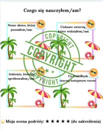 Mój dziennik podróży dla dzieci w wieku 7-12 lat, ponad 40 stron gotowych do druku z ciekawymi zadaniami