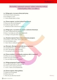 Angielski: Egzamin ósmoklasisty - ponad 600 ćwiczeń do zadań od 5 do 13. Klucz odpowiedzi.