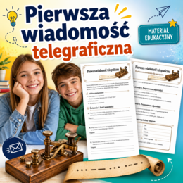 Pierwsza wiadomość telegraficzna