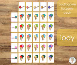 Podłogowe łączenie cech - lody.