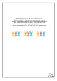 Matematyczna Wielkanoc - kl.7 i 8.