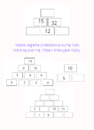 Matematyczna PIRAMIDA - DODAWANIE I ODEJMOWANIE