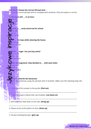 Phrasal Verbs & Adjectives! E8 - Egzamin ósmoklasisty