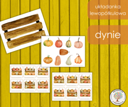 Układanka lewopółkulowa - dynie