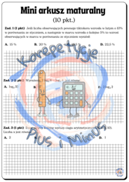 Mini arkusz maturalny