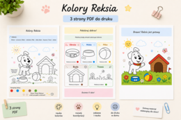 Kolory Reksia – nauka kolorów
