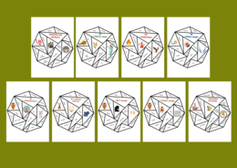 Mitologia grecka - mity - frazeologizmy – układanka – puzzle – egzamin – powtórka - 9 szt. - ZESTAW