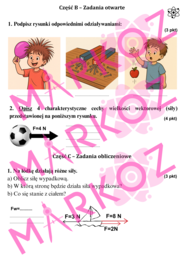 Sprawdzian - oddziaływania i siły