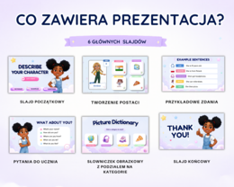 Speaking klasa 3 i 4 : Describe your Character Interaktywna Prezentacja na koniec roku