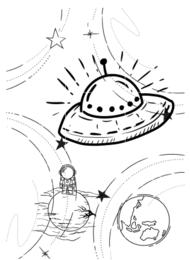 Kolorowanka KOSMOS xxl 4