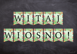 WITAJ WIOSNO! - GIRLANDA