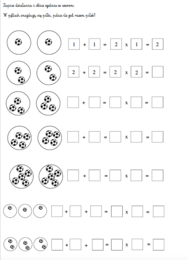 Mnożenie - zadania wprowadzające