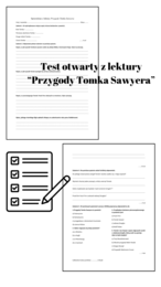 Sprawdzian z lektury "Przygody Tomka Sawyera"