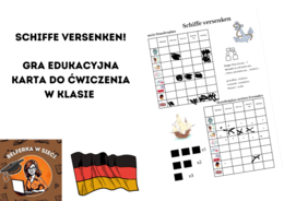 Gra w statki - język niemiecki (plan lekcji, dni tygodnia)
