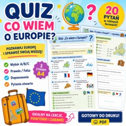 Quiz. Co wiem o Europie?