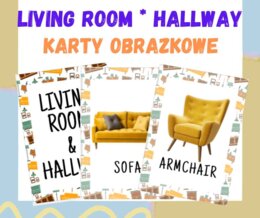 LIVING ROOM, HALLWAY - karty obrazkowe