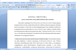 OCENA PRACY NAUCZYCIELA po nowemu- gotowe wzory 12 dokumentów
