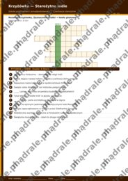 KRZYŻÓWKA "INDIE I CHINY" KARTA PRACY + KLUCZ ODPOWIEDZI