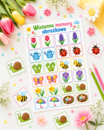 Wiosenne memory obrazkowe