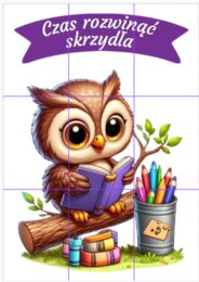 Dekoracja na drzwi CZAS ROZWINĄĆ SKRZYDŁA