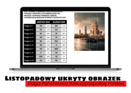 Matematyka Klasa 7. Klasa 8. Listopadowy UKRYTY OBRAZEK. FLAGA POLSKI. PROPOCJE.