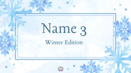❄️ Name 3 – Winter Edition: Fun Speaking Game for ESL Lessons ☃️zima, angielski, gra językowa, słownictwo zimowe, mówienie, zabawa, szkoła, uczniowie, komunikacja, aktywność, A1–B1, zimowe zajęcia, speaking game., winter, ESL speaking, winter vocabulary,