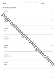 Super Powers 6 - Unit 1 - testy