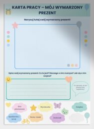 Karta pracy: Mój wymarzony prezent