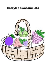 Owoce lata, scenariusz + karty pracy